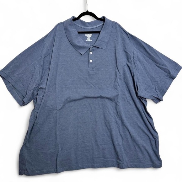 kingsize Other - KingSize Polo Shirt Sz 7XL Tall Blue Casual Basic Oversized Big & Tall Normcore